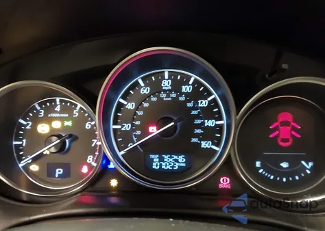 2016 Mazda Cx-5 Grand Touring из США, поврежденный, VIN JM3KE4DYXG0704760